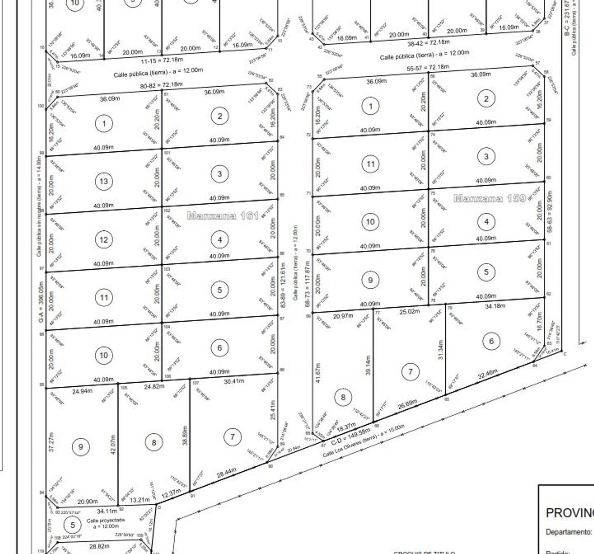 Terreno Venta - Botero al 0