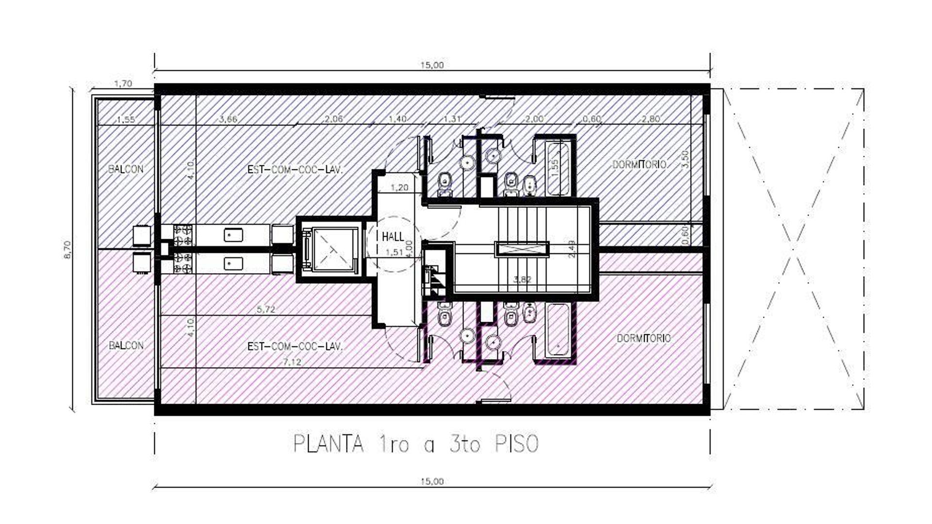 Nogoyá 4400 - 2 Amb 52 m2 + Balcón con Dormitorio en Suite +