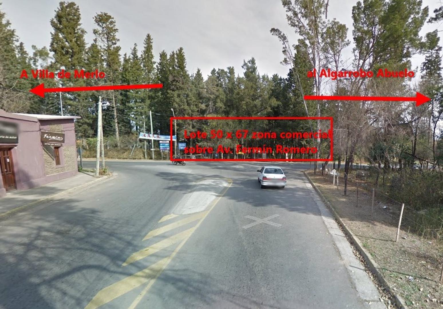 Terreno Venta - Fermín Romero Esq Desvío A Ruta 14 S/N