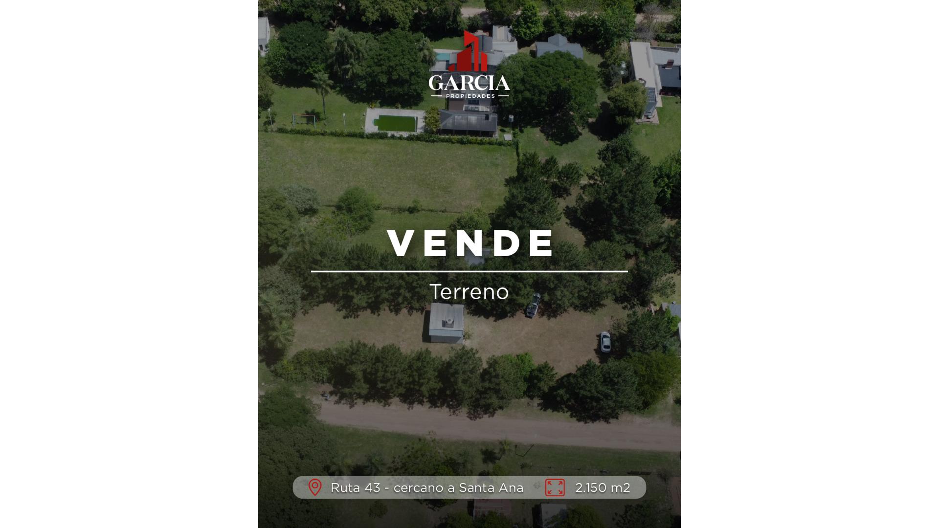 VENDE TERRENO EN ESQUINA ACCESO SANTA ANA - principal