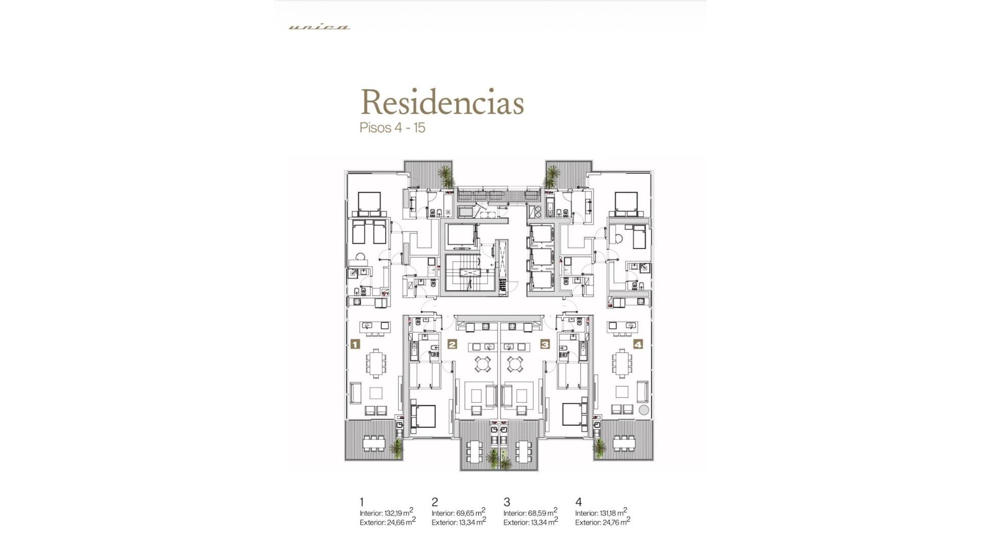 Pierina Dealessi 1800 – USD1.060.000 – Departamento – en Venta